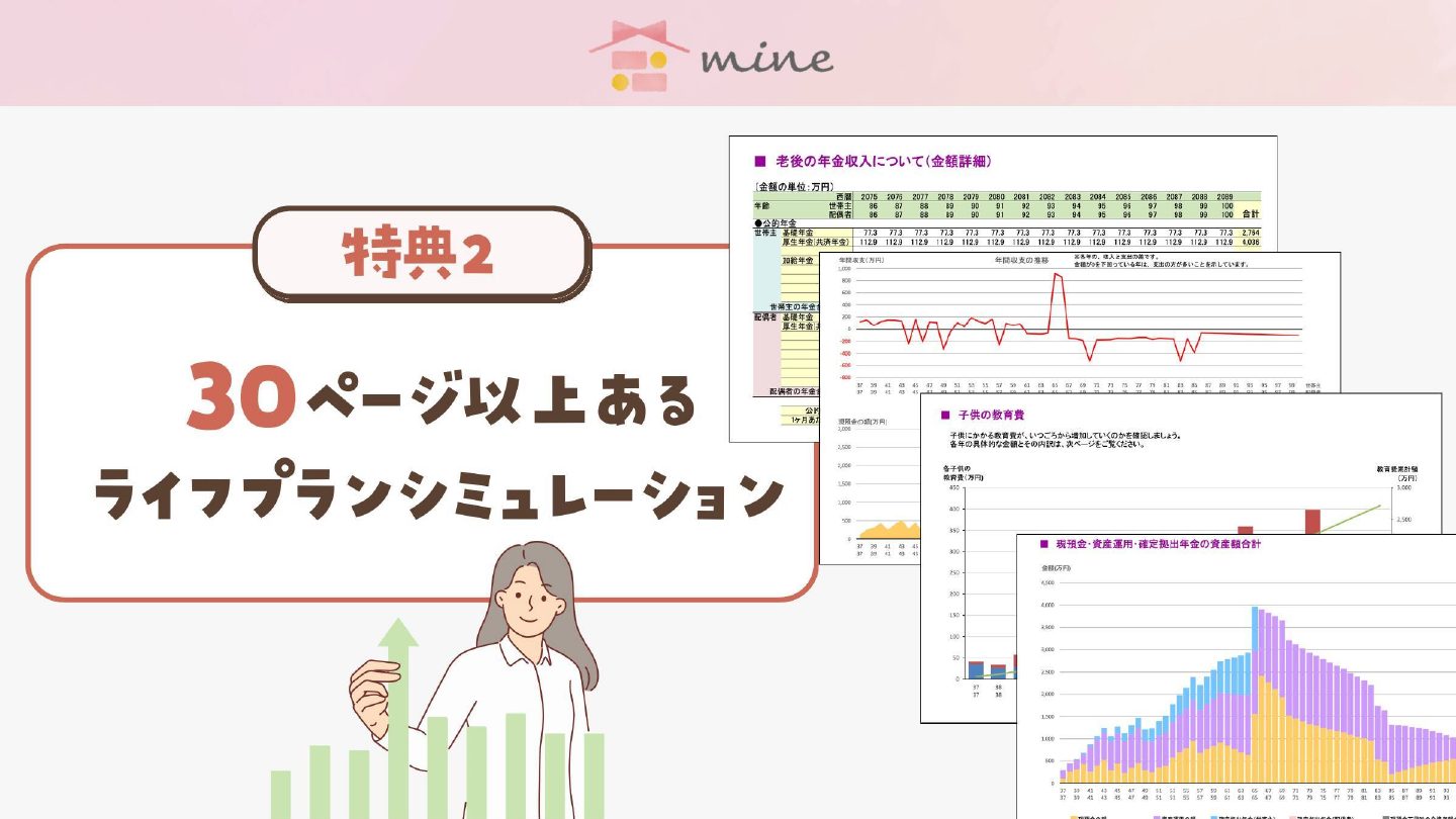 30ページ以上あるライフプランシミュレーション